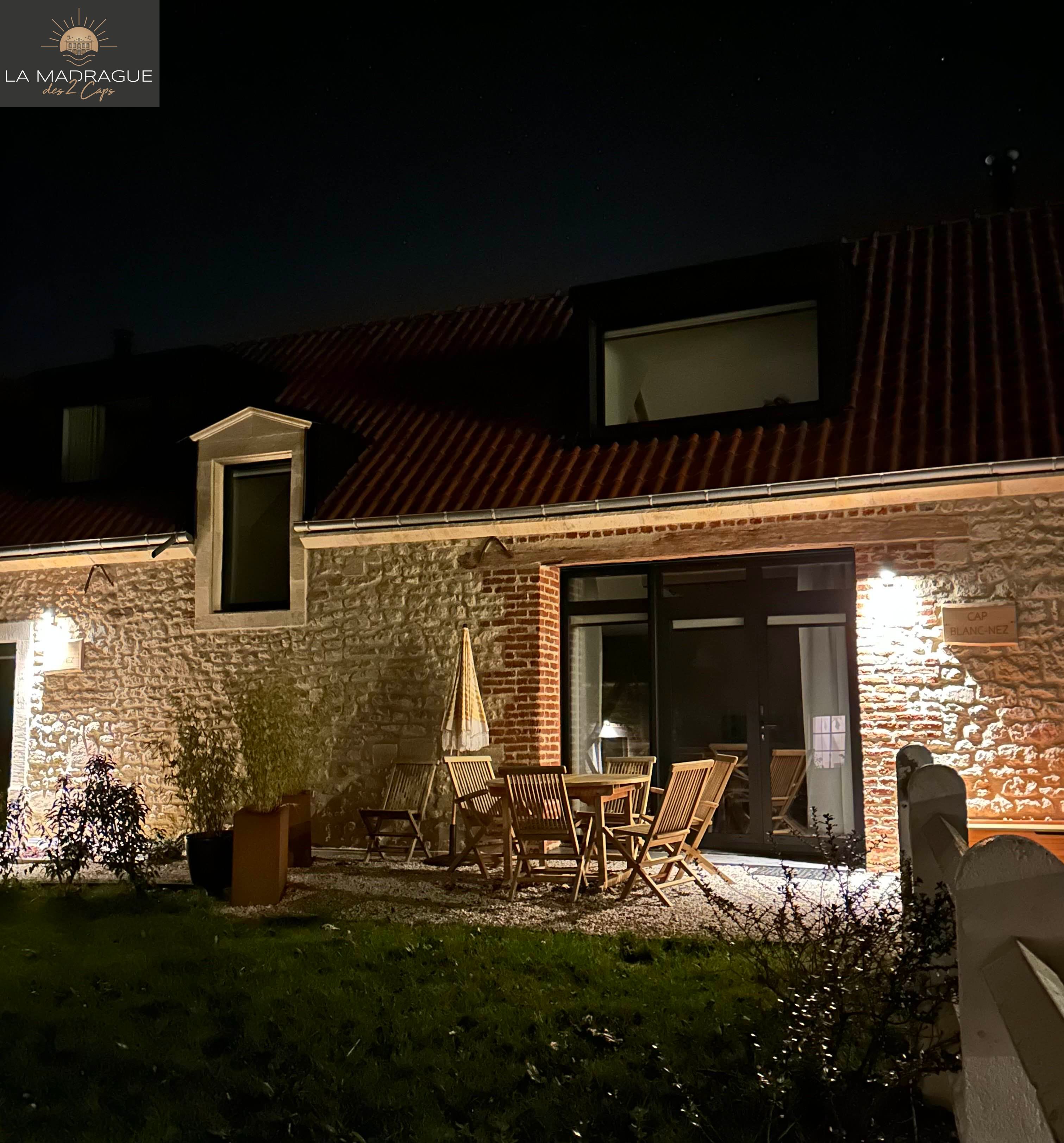 Vue extérieur soir Cap Blanc Nez